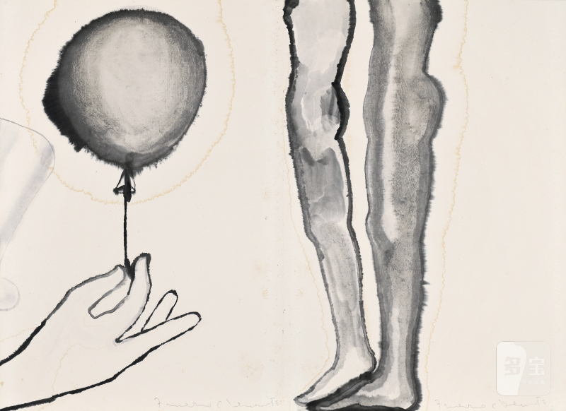 弗朗切斯科·克莱门特  Francesco Clemente (b.1952) 气球 Balloons - 图2